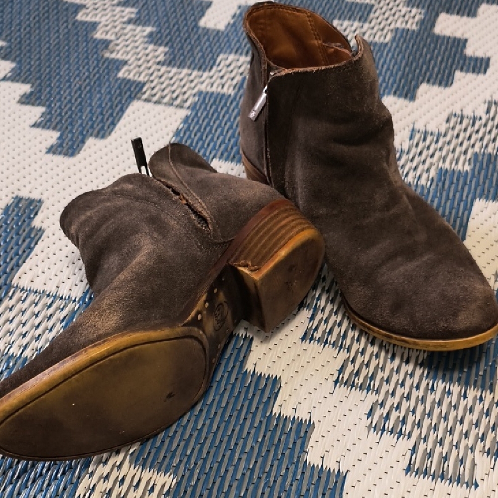 Lucky Brand Dark Brown Suede Boots